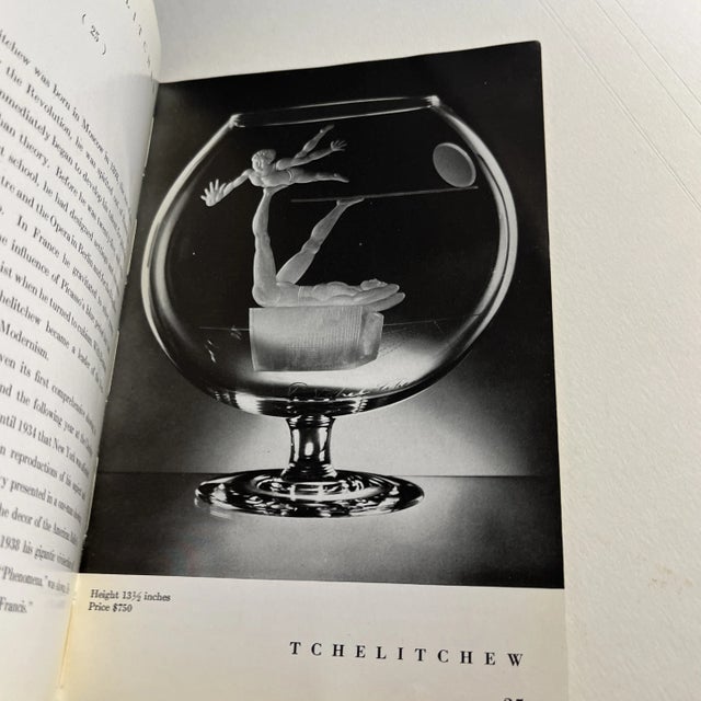 1940 Designs in Glass Steuben Book For Sale - Image 4 of 11