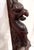 Antique Late 1800s Belgian Carved Oak Plate Rack – Griffin 55" Wall Shelf For Sale - Image 9 of 18