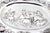 Relief Silver Wall Tray with Scene of Knights in Combat, Reliefs, Monogram Plaque and Wavy Edge For Sale - Image 9 of 11