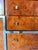 Wood Vintage Brass and Burl Sideboard with Drawers, 1970 For Sale - Image 7 of 14