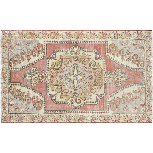 Textile 1960s Turkish Oushak Rug For Sale - Image 7 of 7