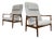 Mid-Century Modern High Back Lounge Chairs by Edmund Homa, Poland, 1960s, Set of 2 For Sale