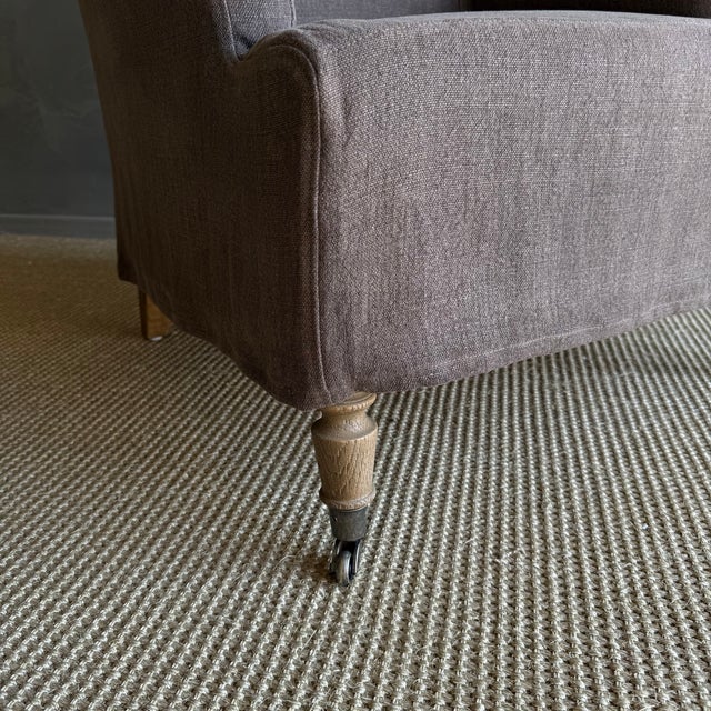 Not Yet Made - Made To Order Slip Cover Only for Alma Accent Chair in Color Cafe Noir For Sale - Image 5 of 7