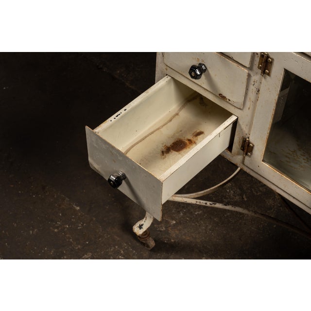 Early 20th Century Medical Sideboard Cabinet With Mirror For Sale - Image 15 of 18