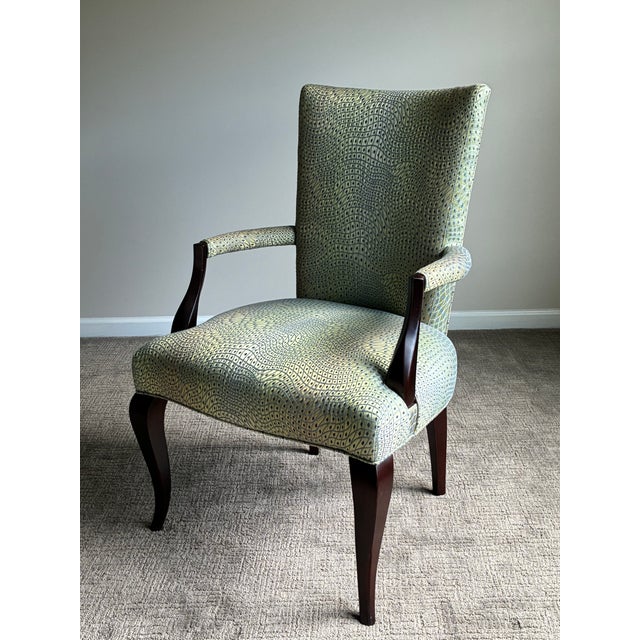 Coastal Late 20th Century Set of 6 Baker Furniture Barbara Barry Collection Dining Chairs For Sale - Image 3 of 9