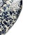 Mid 20th Century Round Enamelware Platter in Navy and White Splatter Pattern For Sale - Image 4 of 5