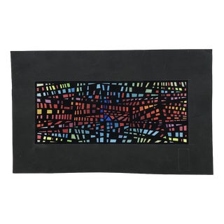 Xavier Albert Fiala, Mosaïque, 1946, Gouache on Paper For Sale