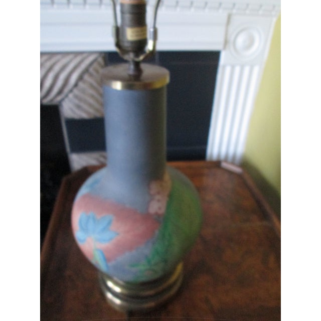 Chapman Vintage Hand Waxed Luxury Table Lamp Without Shade For Sale In Los Angeles - Image 6 of 12