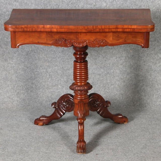 The table is probably from around 1840-50 and the origin is probably France or Germany Height approx. 75 cm, width approx....