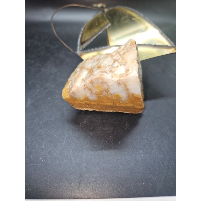 Mid-Century Modern Vintage Mid-Century Modern Sailboat Sculpture For Sale - Image 3 of 3
