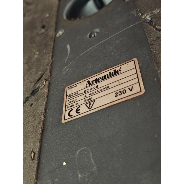 Metal Echos Floor Lamp by Jan Van Lierde for Artemide, Italy, 1980s For Sale - Image 7 of 13