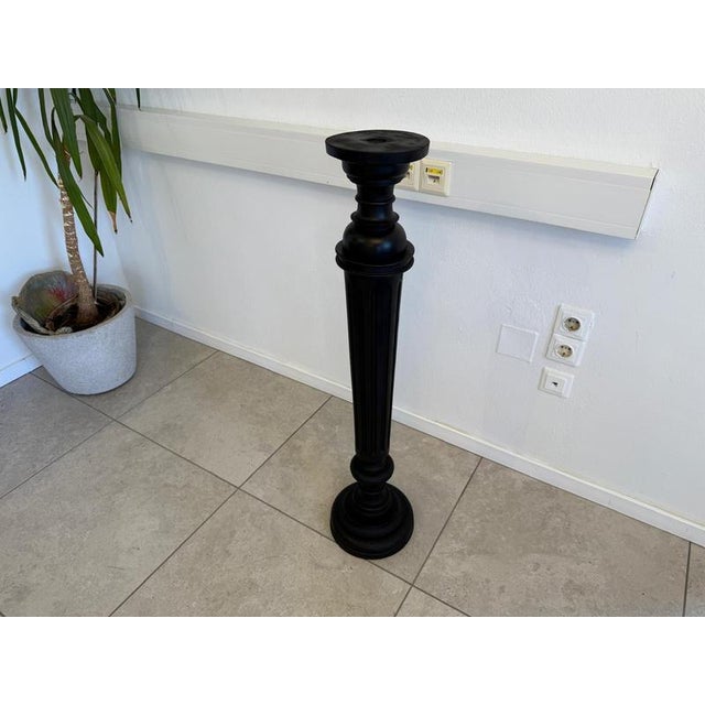 Vintage Flower Column Pedestal For Sale - Image 6 of 7