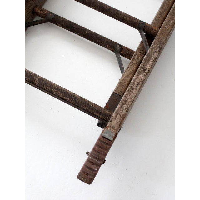 Early 20th Century Oshkosh Patented Safety Ladder For Sale - Image 18 of 18