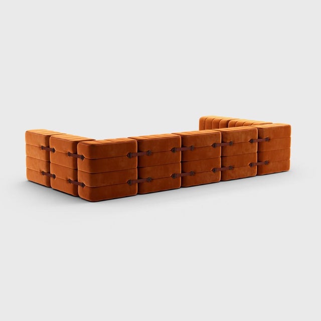 Contemporary Flexible U-Sofa from Ambivalenz, Set of 15 For Sale - Image 3 of 5