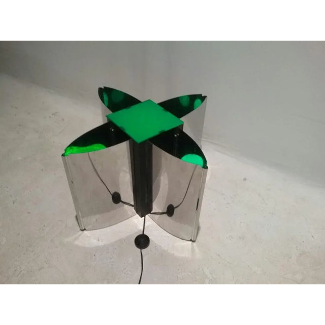 Silver Big Space Age Wall Lamp, 1970s For Sale - Image 8 of 12