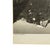 Vintage black and white photographic print depicting Moraine Lake in Banff National Park, Alberta, Canada. The composition...