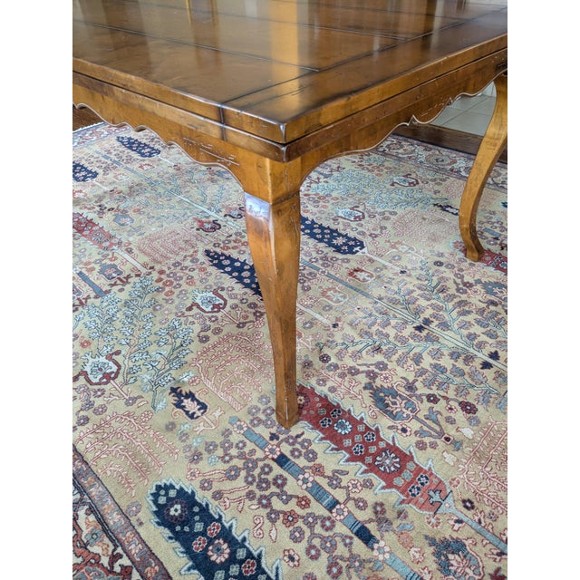 2002 Baker Milling Road Italian Provincial Maple Dining Set - 9 PCS For Sale In Houston - Image 6 of 14