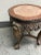 Wood Antique Chinese Carved Rosewood + Marble Plant Stand For Sale - Image 7 of 12