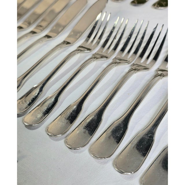Mid-Century Versailles Flatware in Silver-Plated Metal from Christofle, 1950s, Set of 87 For Sale - Image 10 of 18