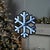 Kenneth Ludwig Chicago Holiday Snowflake Ekkolight 15.75"H For Sale - Image 4 of 4