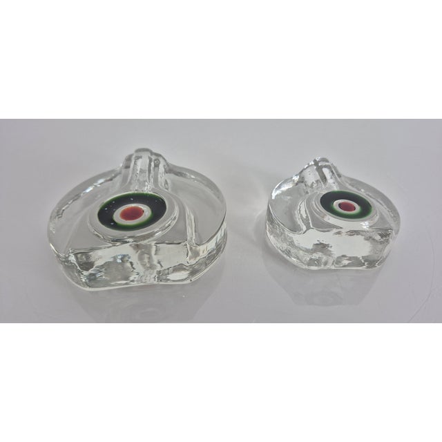 Pop Art Glass Vases by H. Düsterhaus for Walther-Glas, Germany, 1960s, Set of 2 For Sale - Image 16 of 17