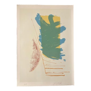 Dan Christensen Original Screenprint MicMac II 1979 For Sale