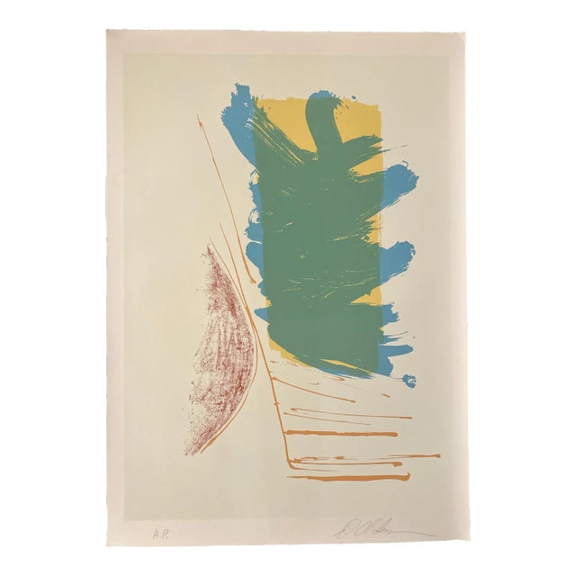 Dan Christensen Original Screenprint MicMac II 1979 For Sale