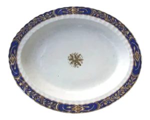 Mid 19th Century Chinese Export Large Oval Platter