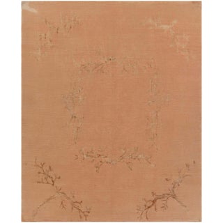 Modern Dusty Blue Rug "Burgeon" Designed By Paolo Moschino by Doris Leslie Blau For Sale