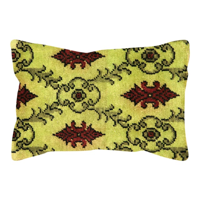 1960s Turkish Oushak Pillow For Sale