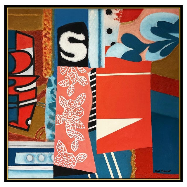 Cubism 1970s La Vie en Rose, Max Papart For Sale - Image 3 of 7