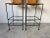 Black Pair of Vintage Spanish Style Wrought Iron & Leather Barstools For Sale - Image 8 of 11