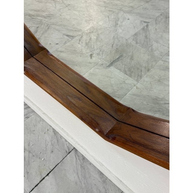 Oversized Dodecagonal Minimalist Wall Mirror , 1990s For Sale In Los Angeles - Image 6 of 6