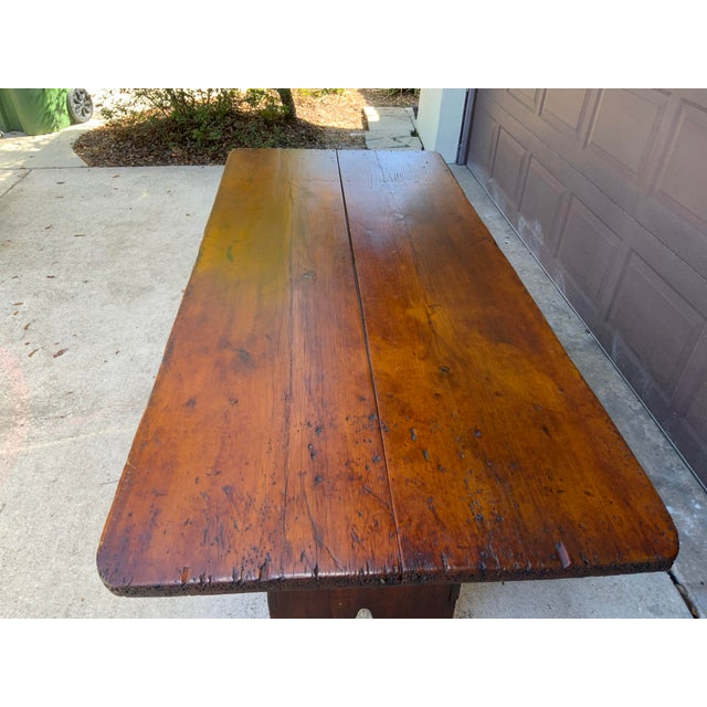 19th Century Pine Hutch Table For Sale - Image 4 of 15