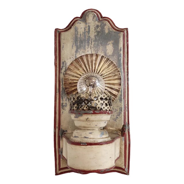 Spanish Rustic Wall Light, 1940s For Sale