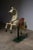 1920s Antique Hand-Painted Wooden Carousel Horse with Saddle, 1920s For Sale - Image 5 of 12