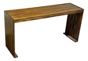 Christian Liaigre Style Console Table in Macassar Ebony