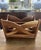 Vintage MCM Wood Magazine Rack Stand Arts & Crafts Handcrafted Jim Skaggs For Sale - Image 6 of 8