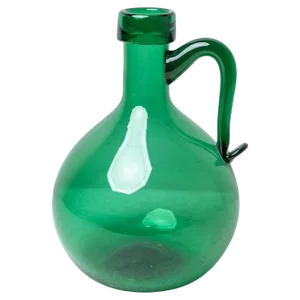 Green Glass Pitcher, 1950s