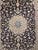 Vintage Fine Persian Nain Habibian Area Rug, Hand-Knotted Wool & Silk, Floral Pattern, 5x8, Navy & Ivory For Sale In Chicago - Image 6 of 12