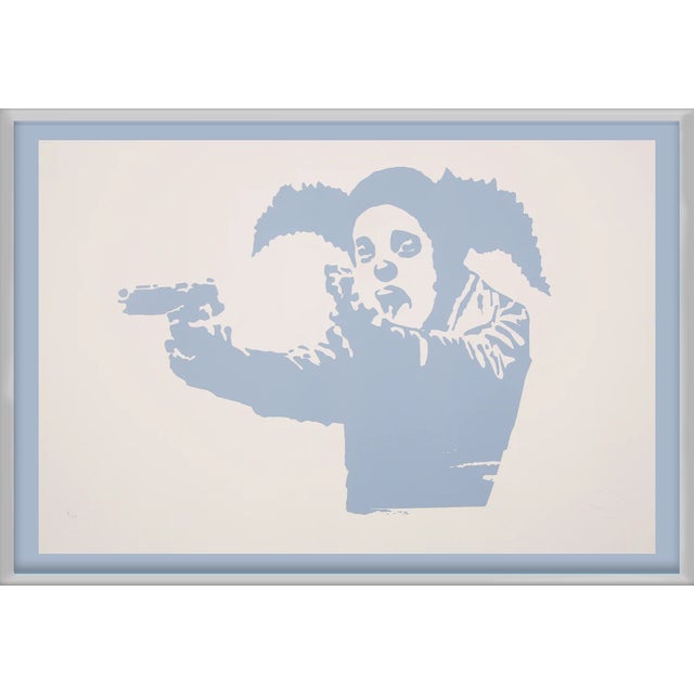 Banksy, Clown Skateboard Lick Shot, 2024, Print For Sale - Image 3 of 3