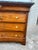 French 19th Century Louis Philippe Marble Top Walnut Commode For Sale - Image 11 of 12