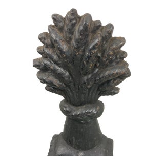 Antique Sheaf of Wheat Doorstop For Sale