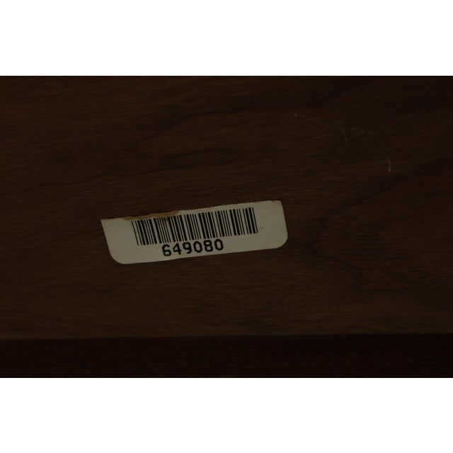 Stickley Cherry Mission Trestle Table For Sale - Image 18 of 18