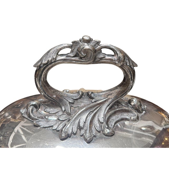 Sheffield Silver Co. Huge Antique Sheffield English Silver Plate Food Dome Cloche For Sale - Image 4 of 6