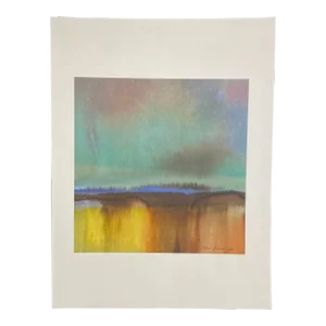 1980's, Contemporary Abstract Watercolor Painting by John Kokkinos