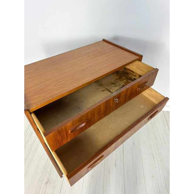 Vintage Danish Teak Chest of Drawers, 1960s For Sale - Image 5 of 9