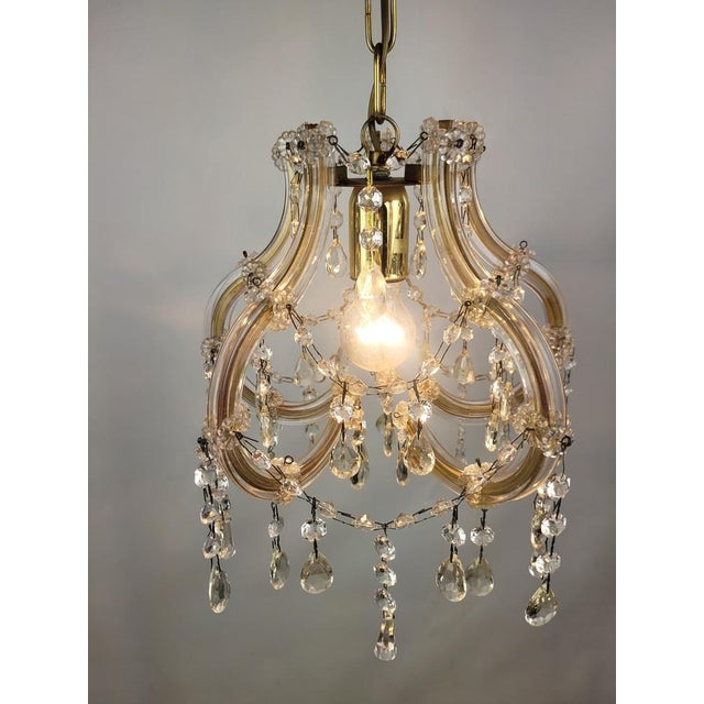 Vintage Chandelier in Metal, 1960s For Sale - Image 9 of 10