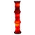 Bamboo Floor Lamp in Red Glass, 1990s For Sale - Image 9 of 9