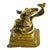 Indian Antique Indian Brass Lord Ganesha Pilgrimage Shrine Figure, Circa 18th–19th Century For Sale - Image 3 of 6